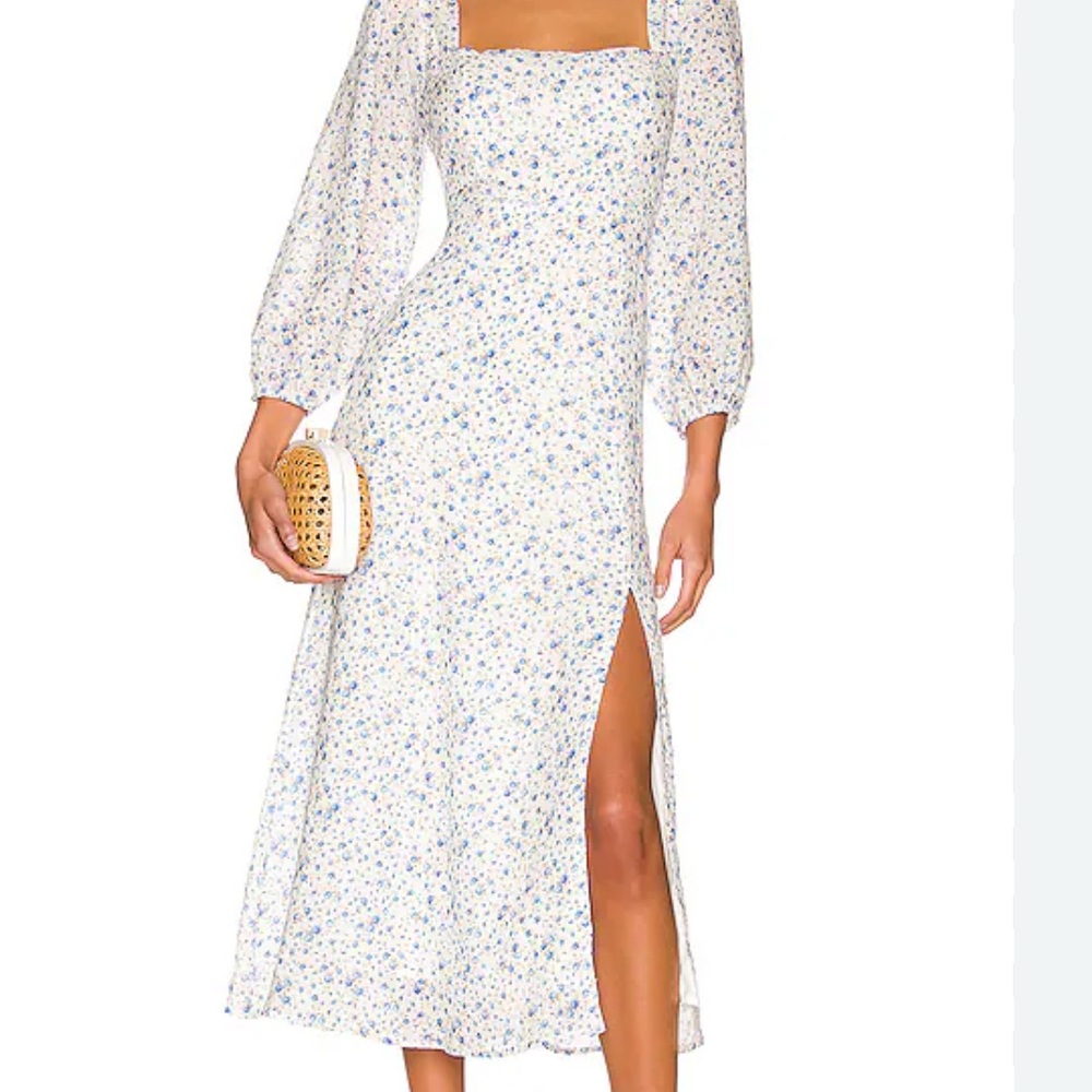 Astr Audette Midi Dress